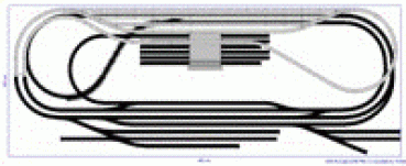 Roco H0 Geo-Line Gleisplan 420 X 160 cm